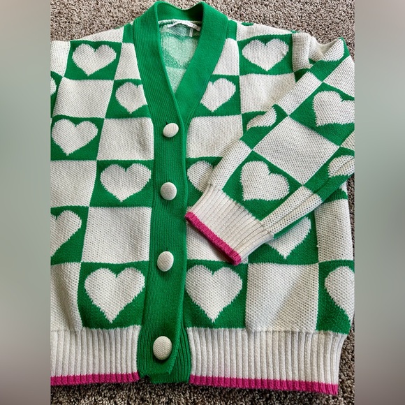 English Factory Heart Pattern Sweater - Picture 5 of 8